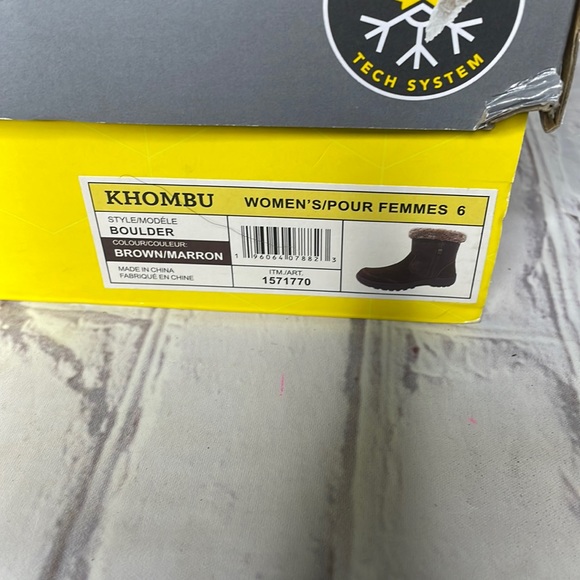 Khombu Boulder Suede Winter Boots - Picture 3 of 5